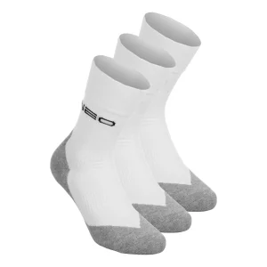 Clima Calcetines para correr Pack de 3 Unisex-blanco