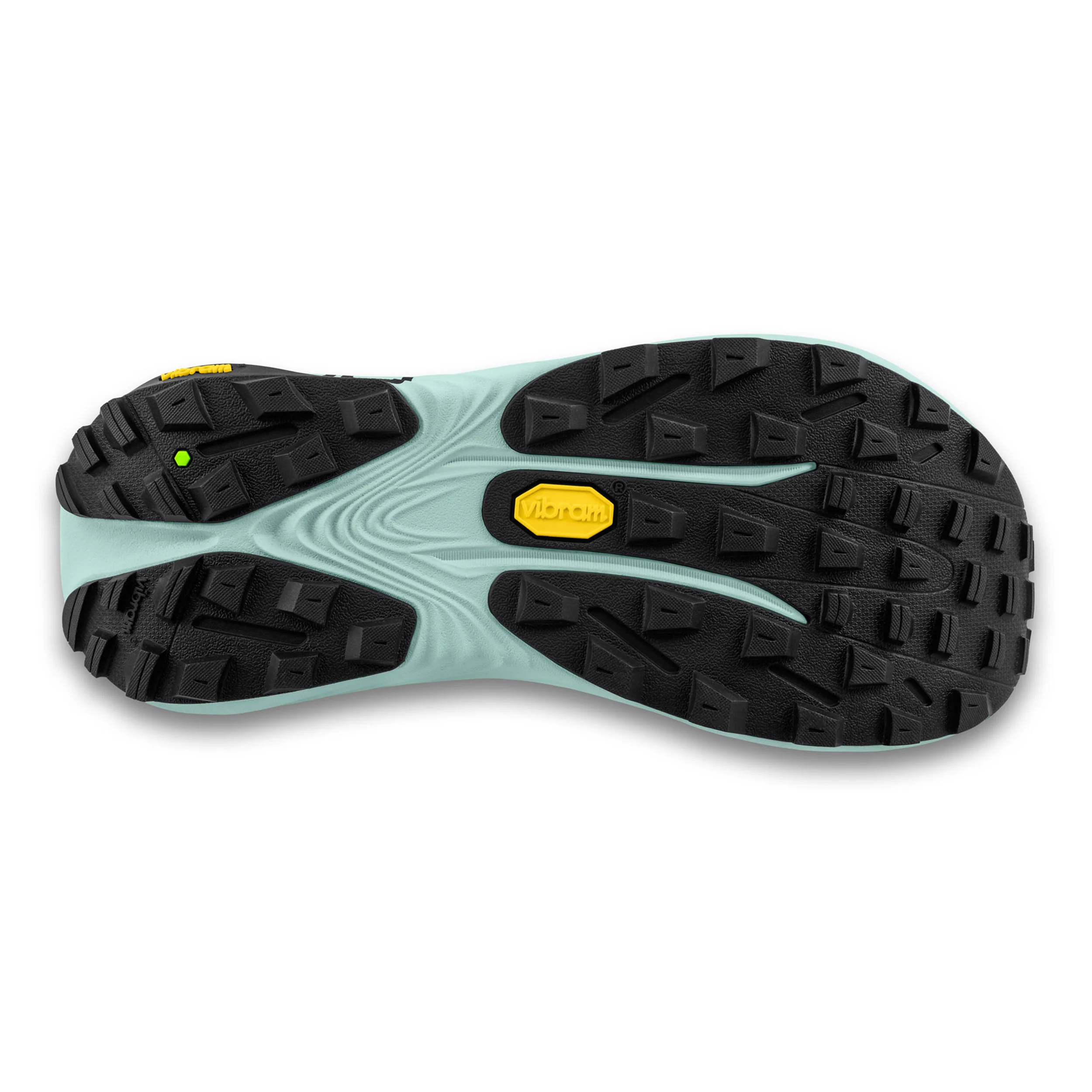 Vista Zapatilla trail Mujeres - negro, mint - Imagen 5